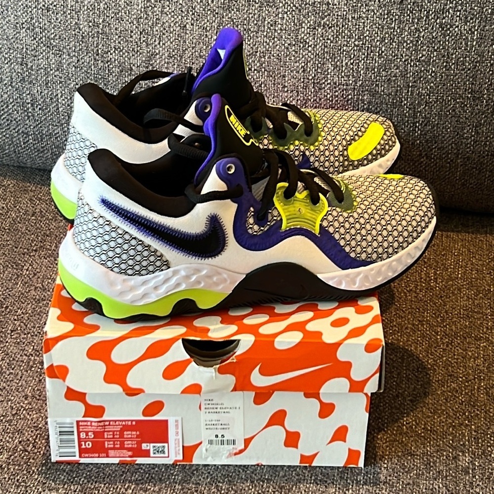 ⭐️ New Nike Renew Elevate 2 Basketball Sneakers Shoes Size 8.5